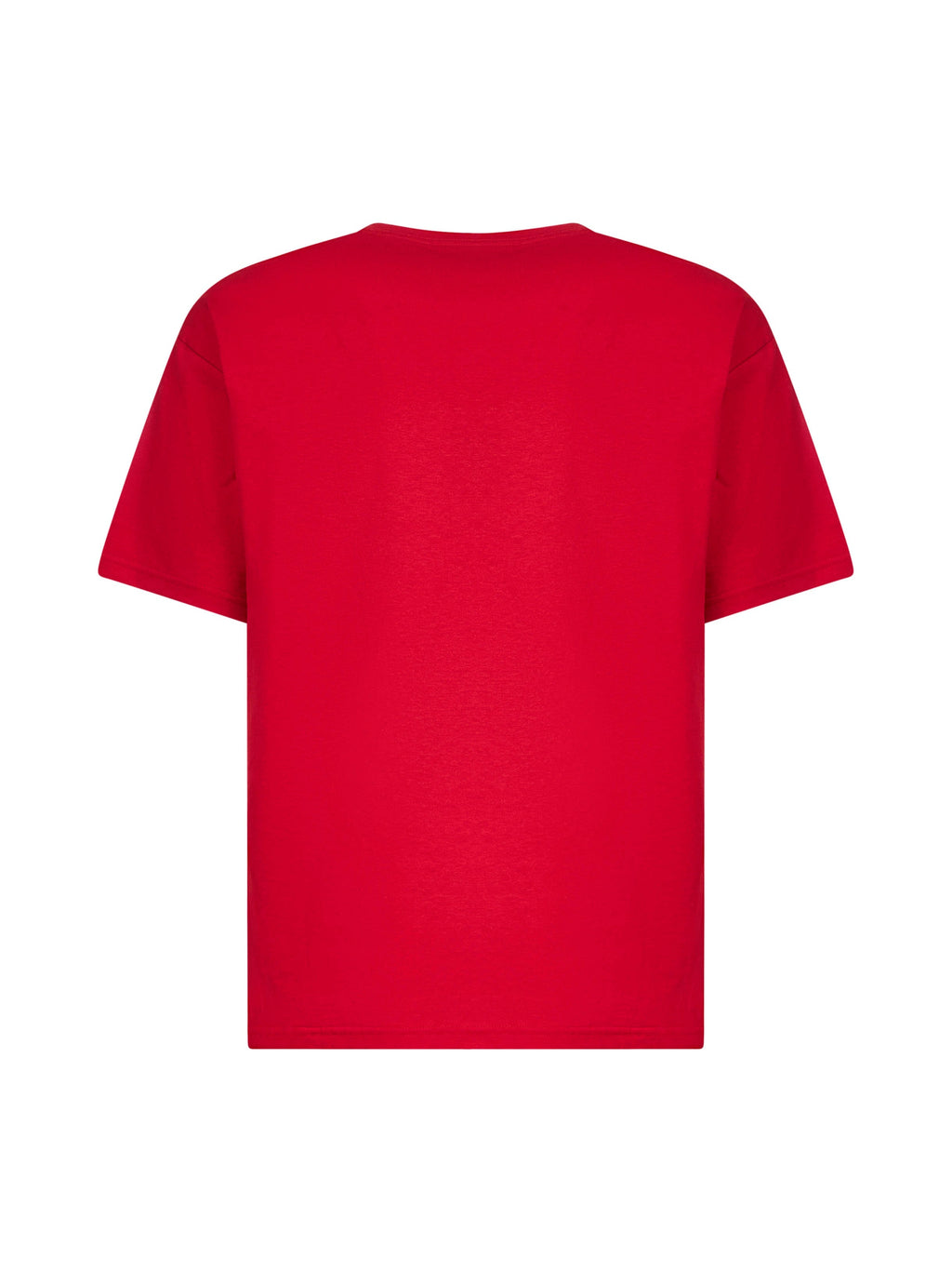 Valentino Men Red Cotton Le Chat De La Maison Print T-Shirt