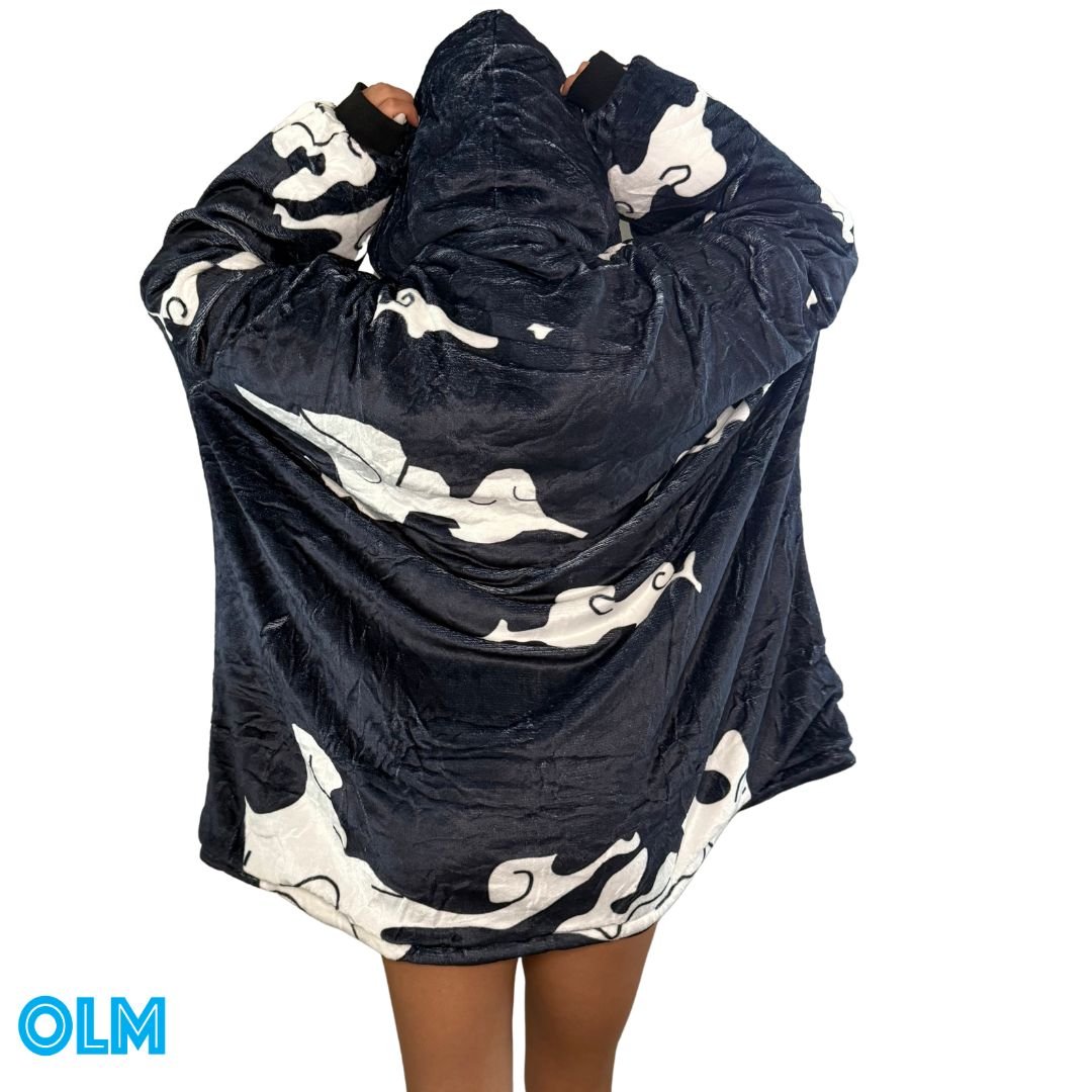 gear 5 Luffy One Piece Wearable Blanket Hoodie for Kids & Adults | OLM Toys