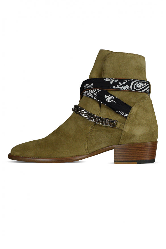 Amiri Men Boots Bandana Buckle