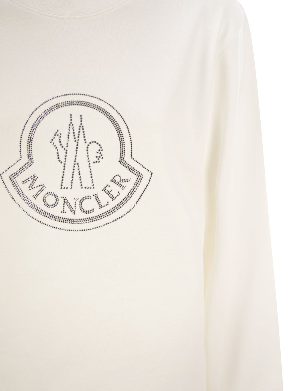 Moncler Women Logo Sweatshirt With Crystals