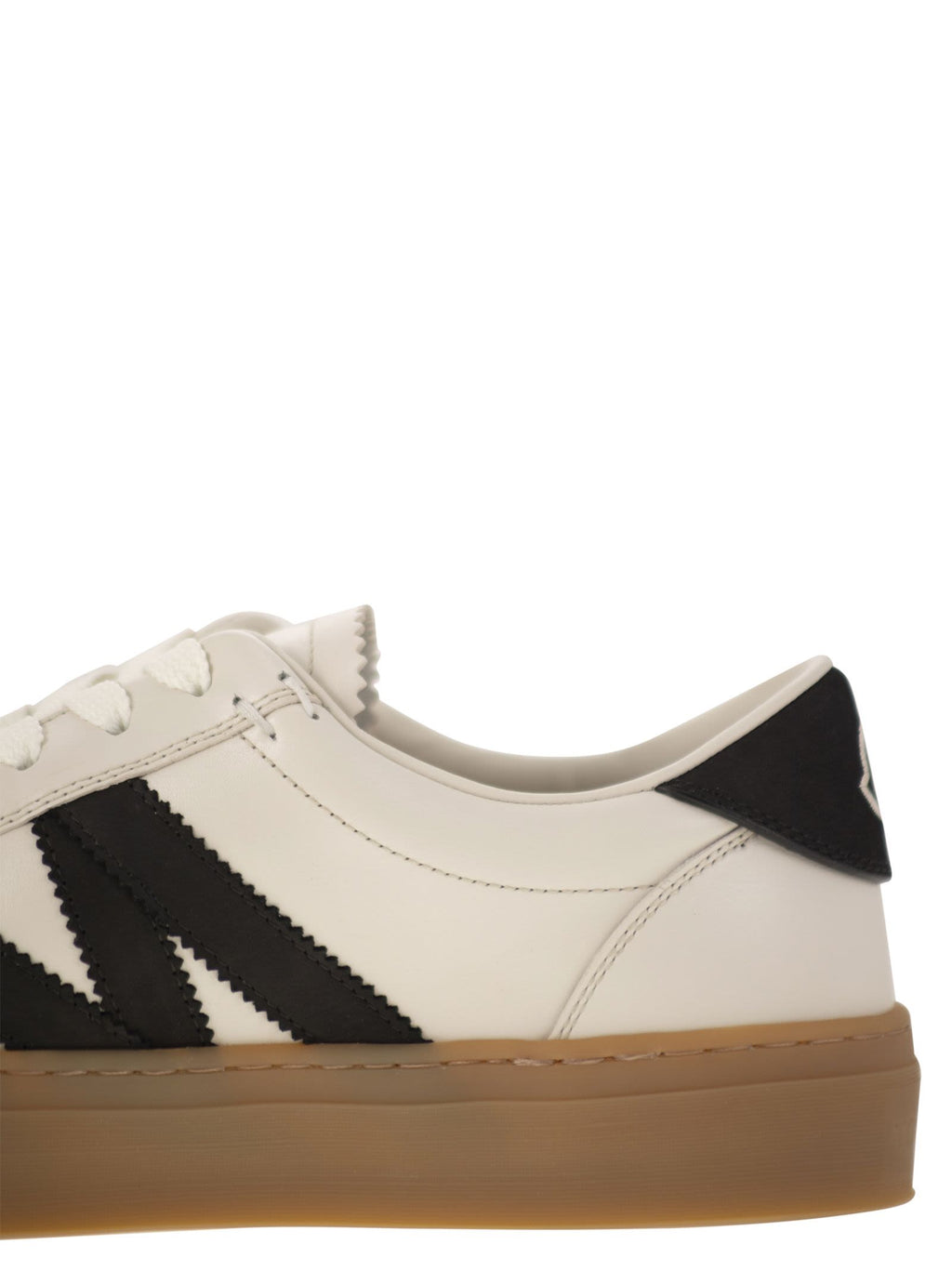 Moncler Men Monaco2 - Leather And Nubuck Sneakers.