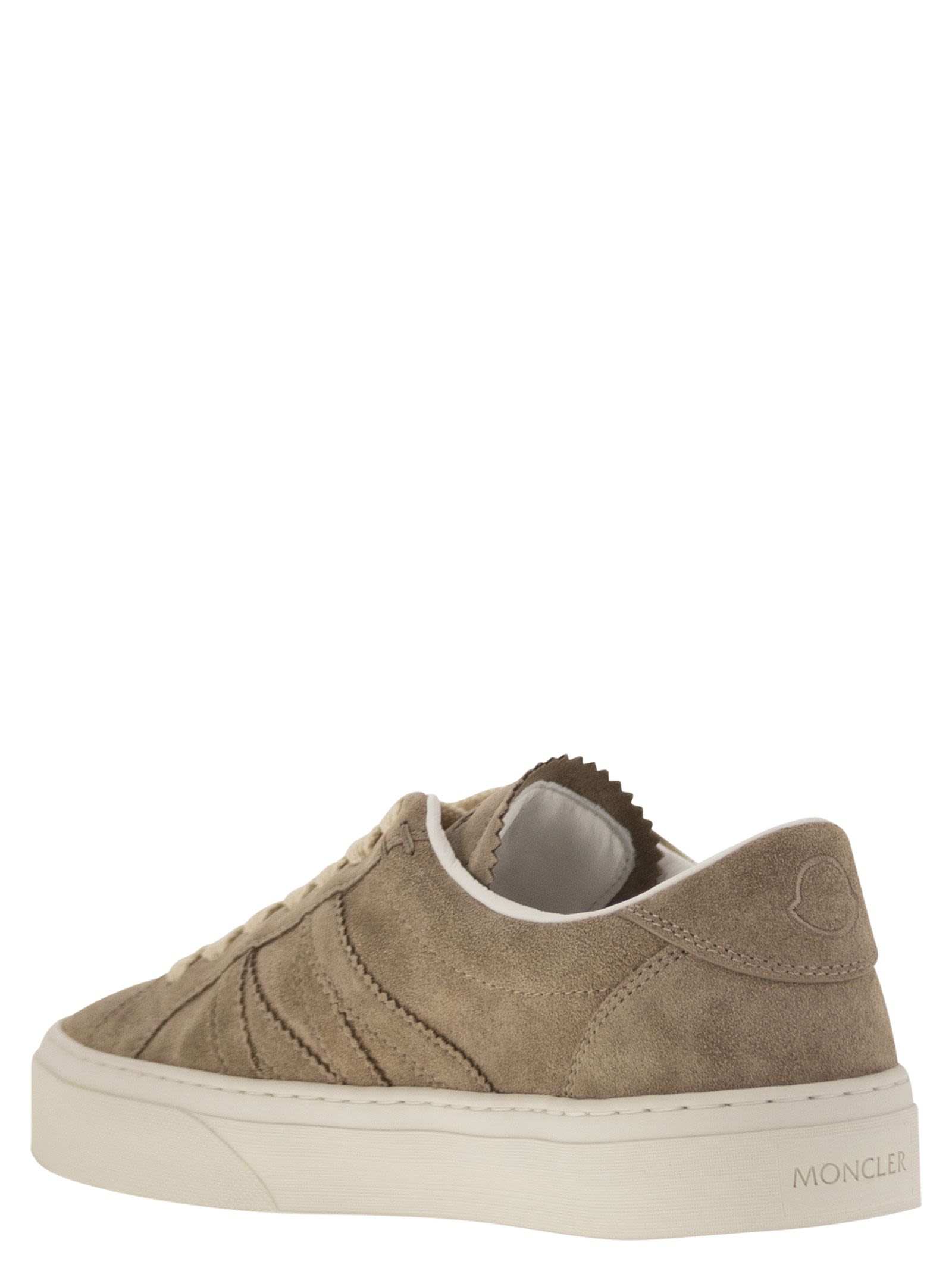 Moncler Women Monaco2 - Suede Sneakers