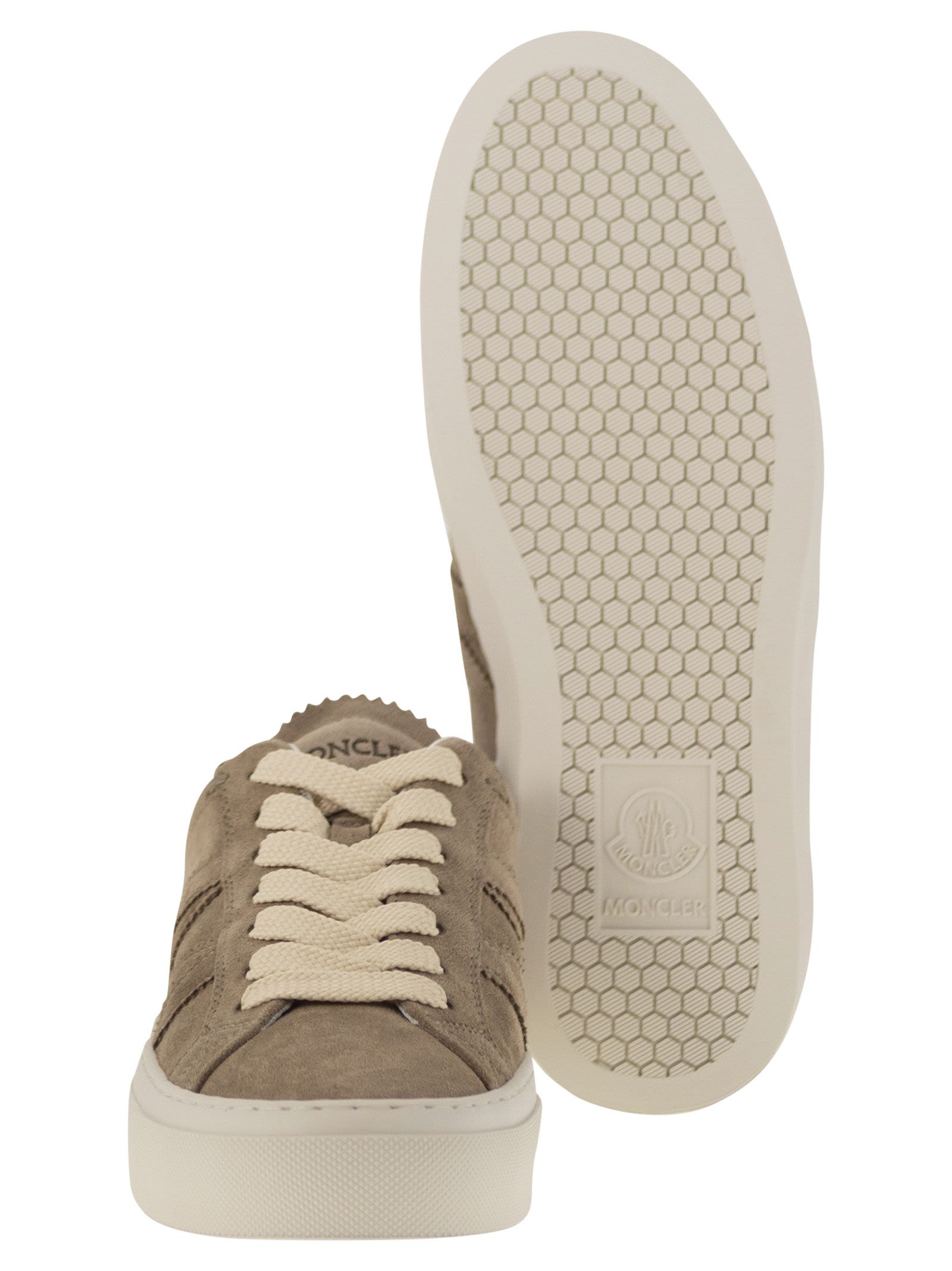 Moncler Women Monaco2 - Suede Sneakers