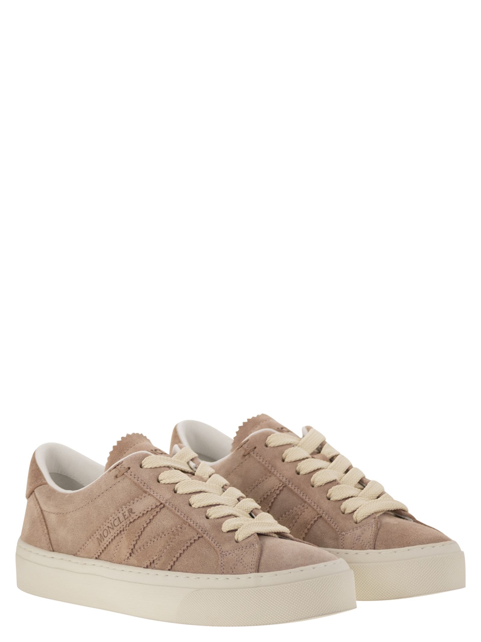 Moncler Women Monaco2 - Suede Sneakers
