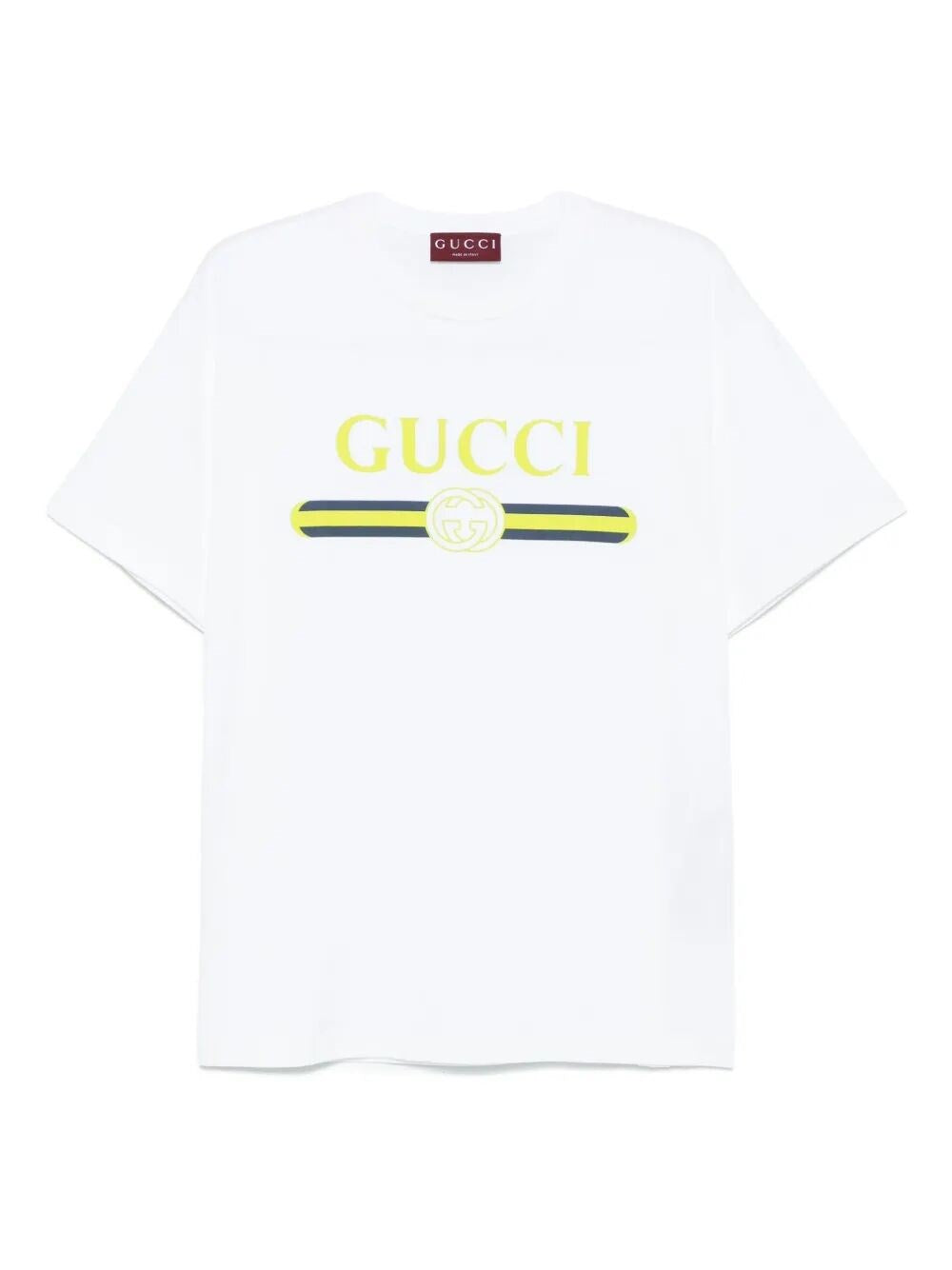 Gucci Men Short Sleeve Cotton Jersey T-Shirt