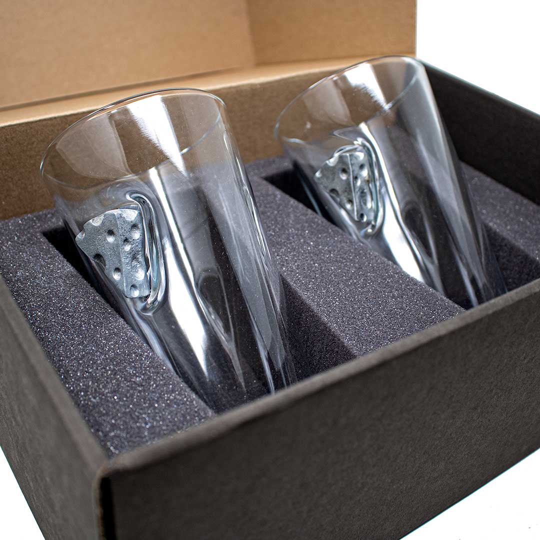 BenShot Cheese Glasses Pint Glass (16oz) Yes