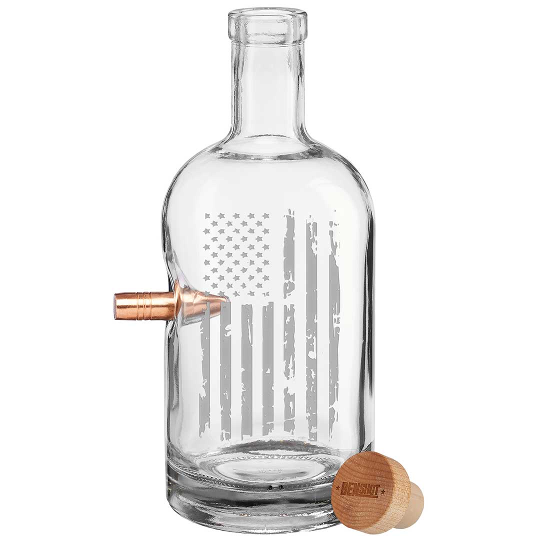 BenShot Decanter - 750mL 0.50 BMG Patriotic