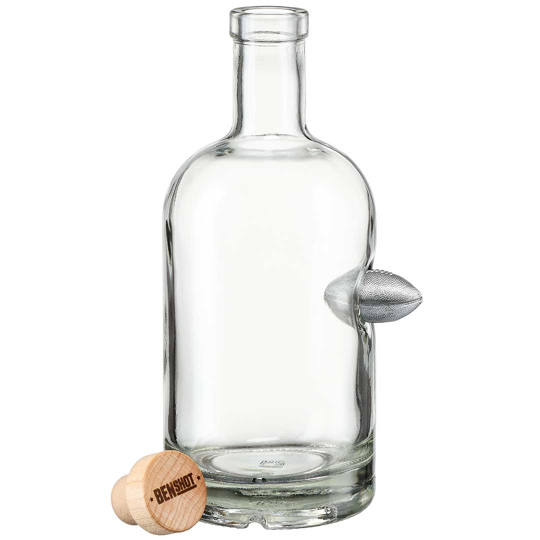 BenShot Football Glasses Decanter (750mL) No