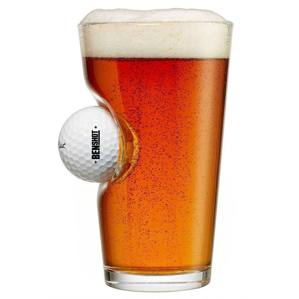 BenShot Golf Ball Glasses Pint Glass (16oz) No