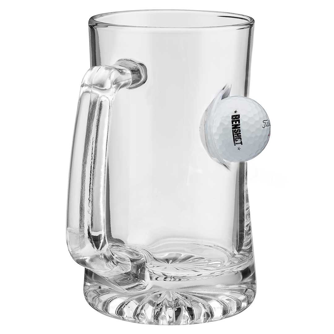 BenShot Golf Ball Glasses Beer Mug (24oz) No
