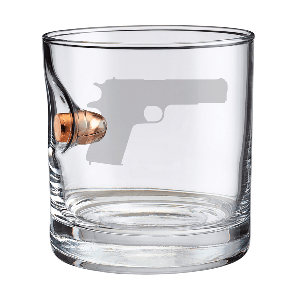 BenShot M1911 Glasses Rocks Glass (11oz) No