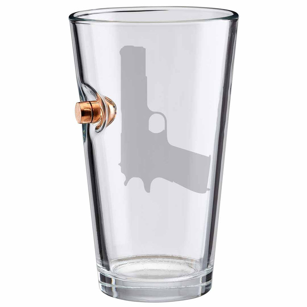 BenShot M1911 Glasses Pint Glass (16oz) No