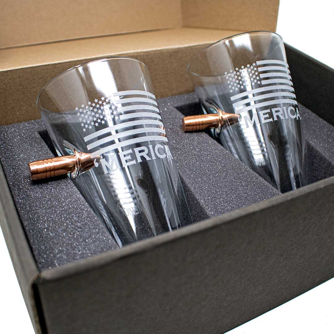 'Merica Pint Glass - 16oz Yes