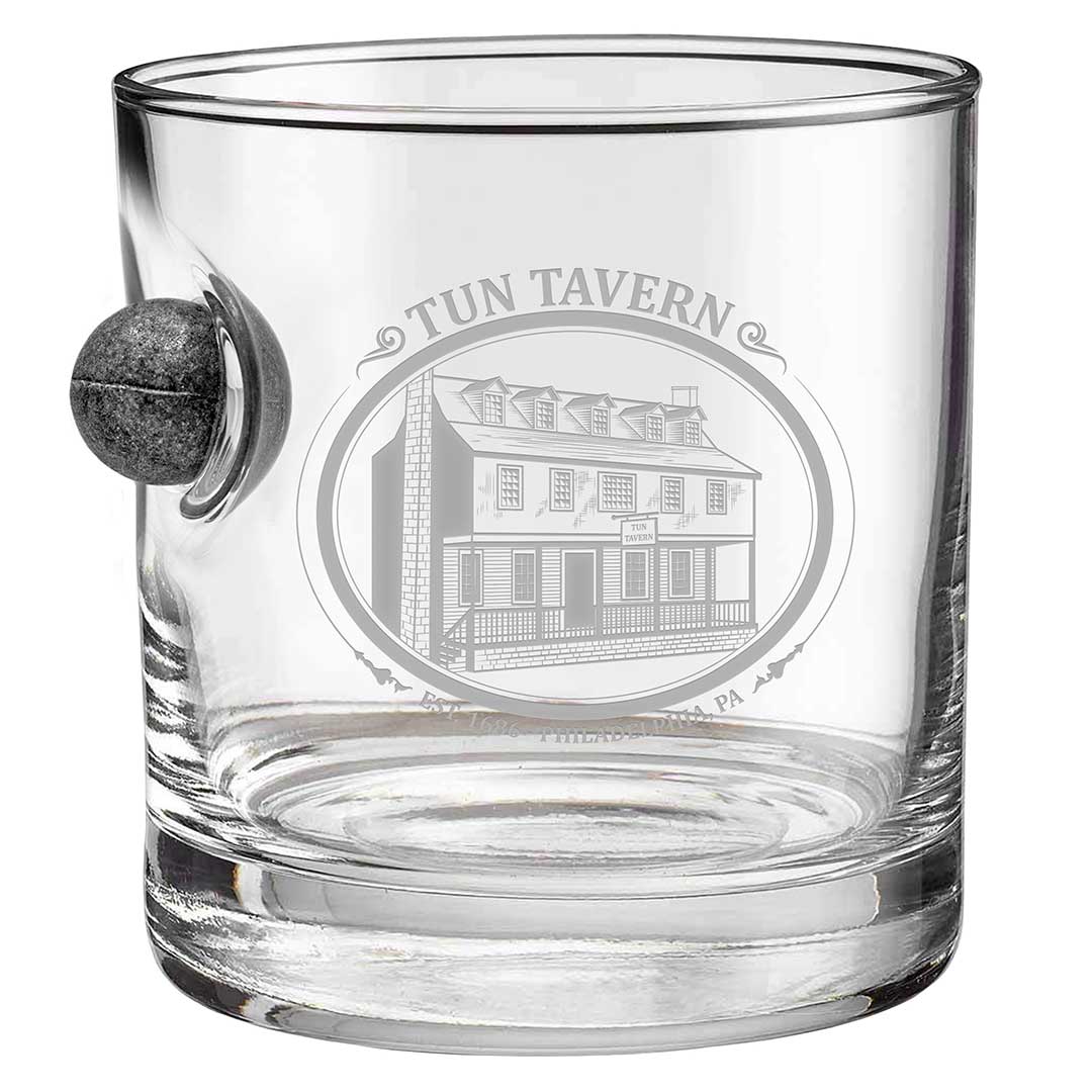 US Military Glasses Tun Tavern Musket Ball