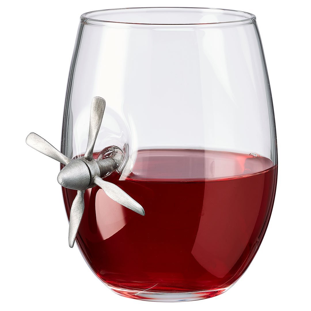 BenShot Propeller Glasses Wine Glass (15oz) No