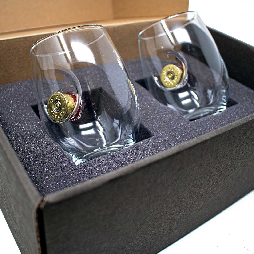 BenShot Shotgun Shell Glasses Wine Glass (15oz) Yes No Design