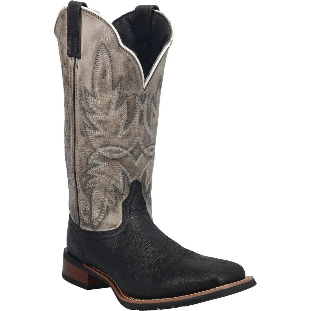 Laredo Isaac - Men's Leather Cowboy Work Boot Black