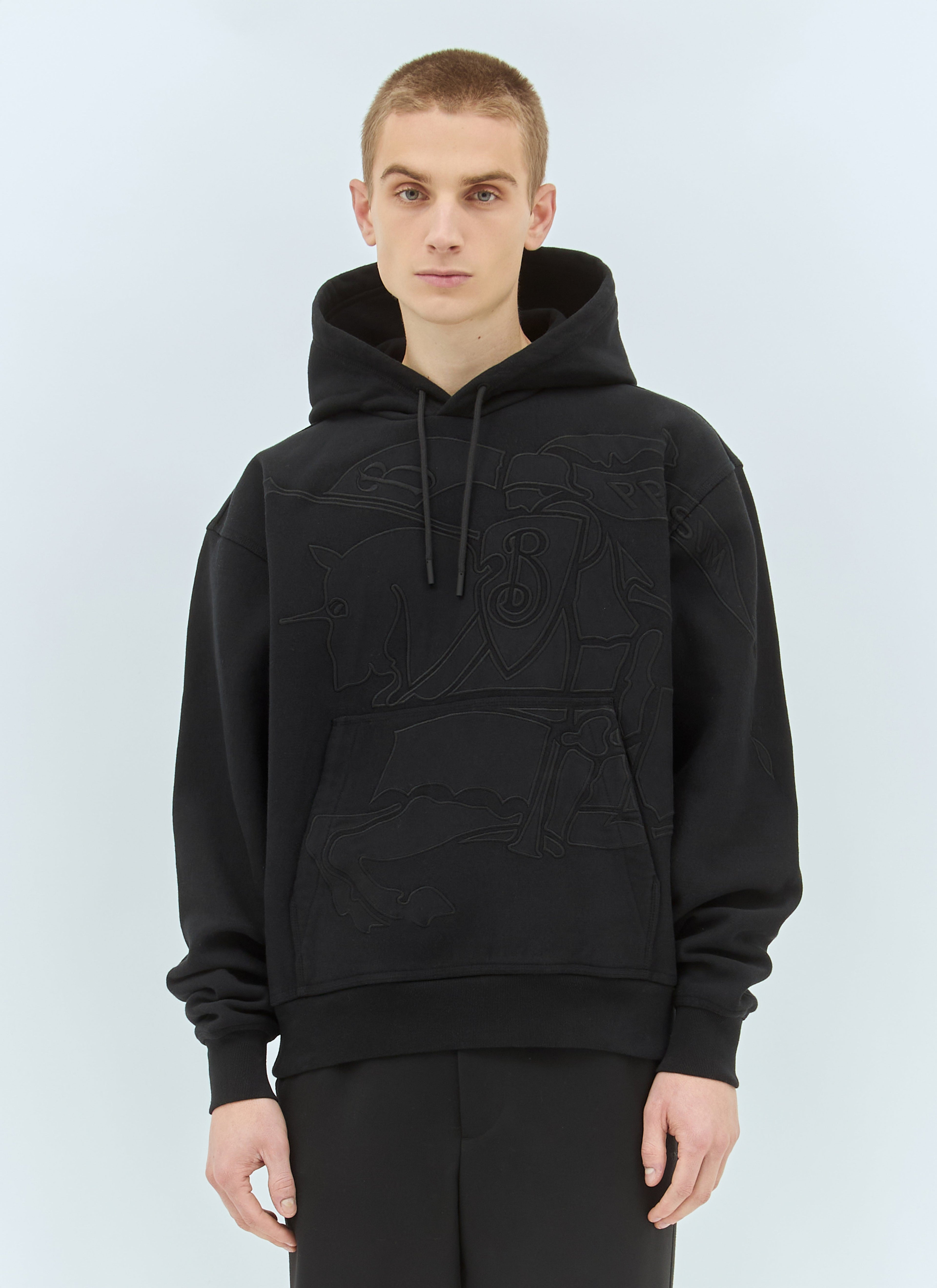 Burberry Men Ekd Hooded Sweatshirt