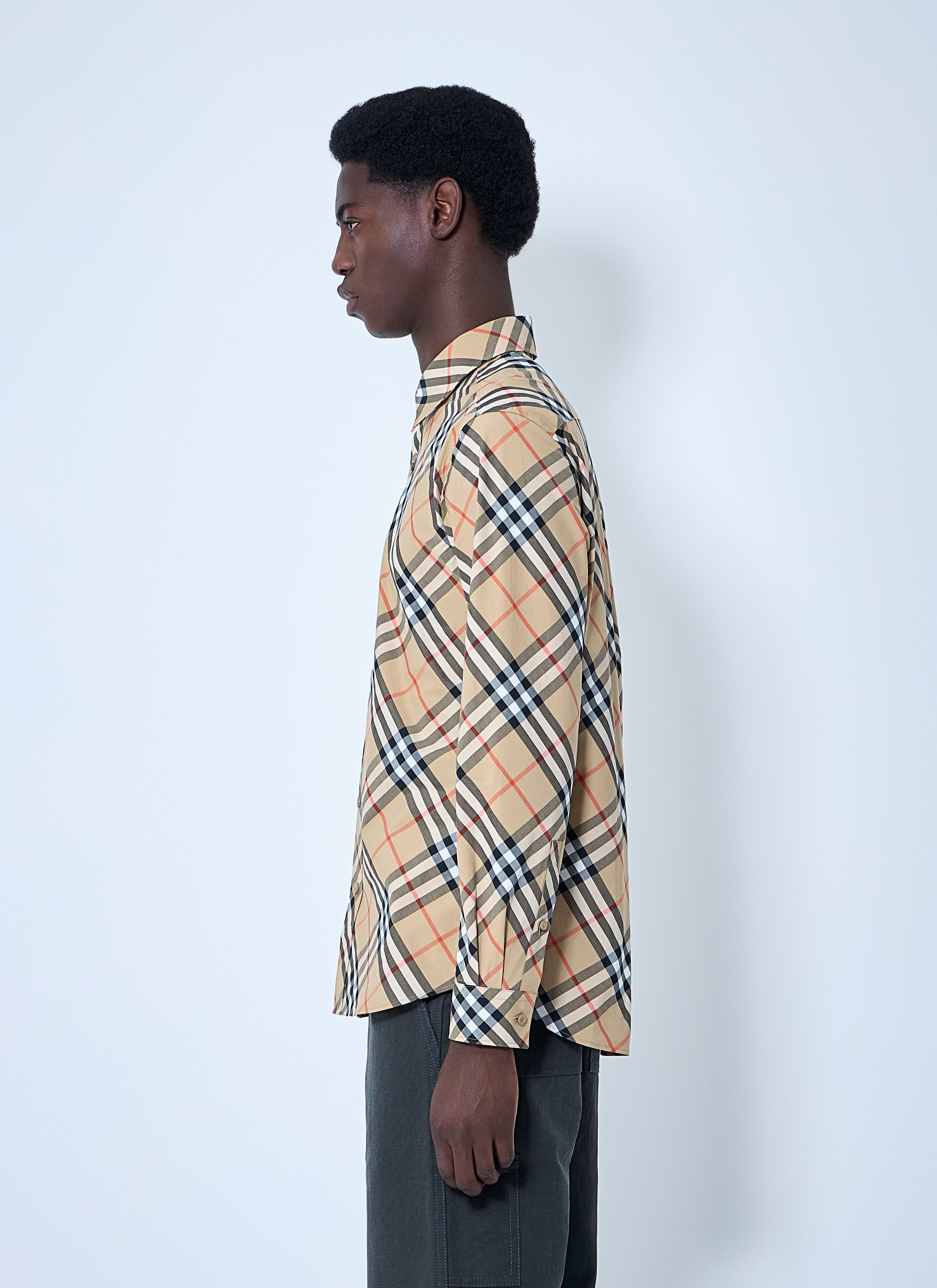 Burberry Men Check Shirt