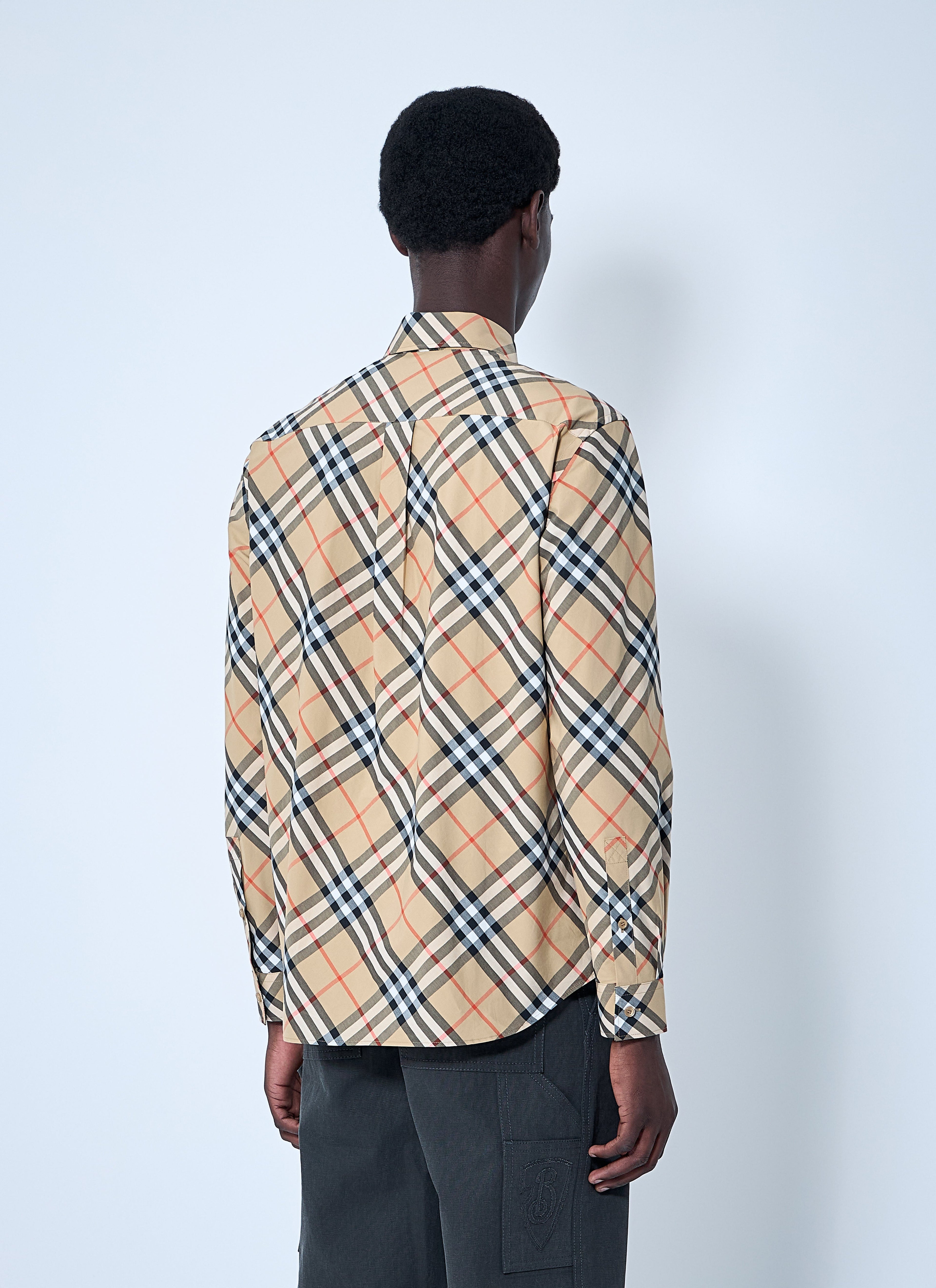 Burberry Men Check Shirt