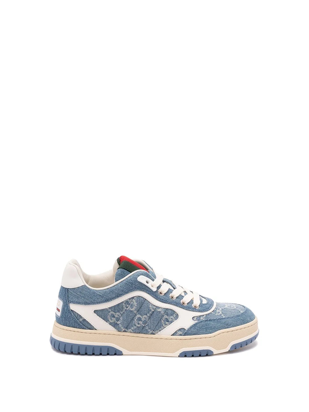 Gucci Women `Re-Web` Denim Sneakers