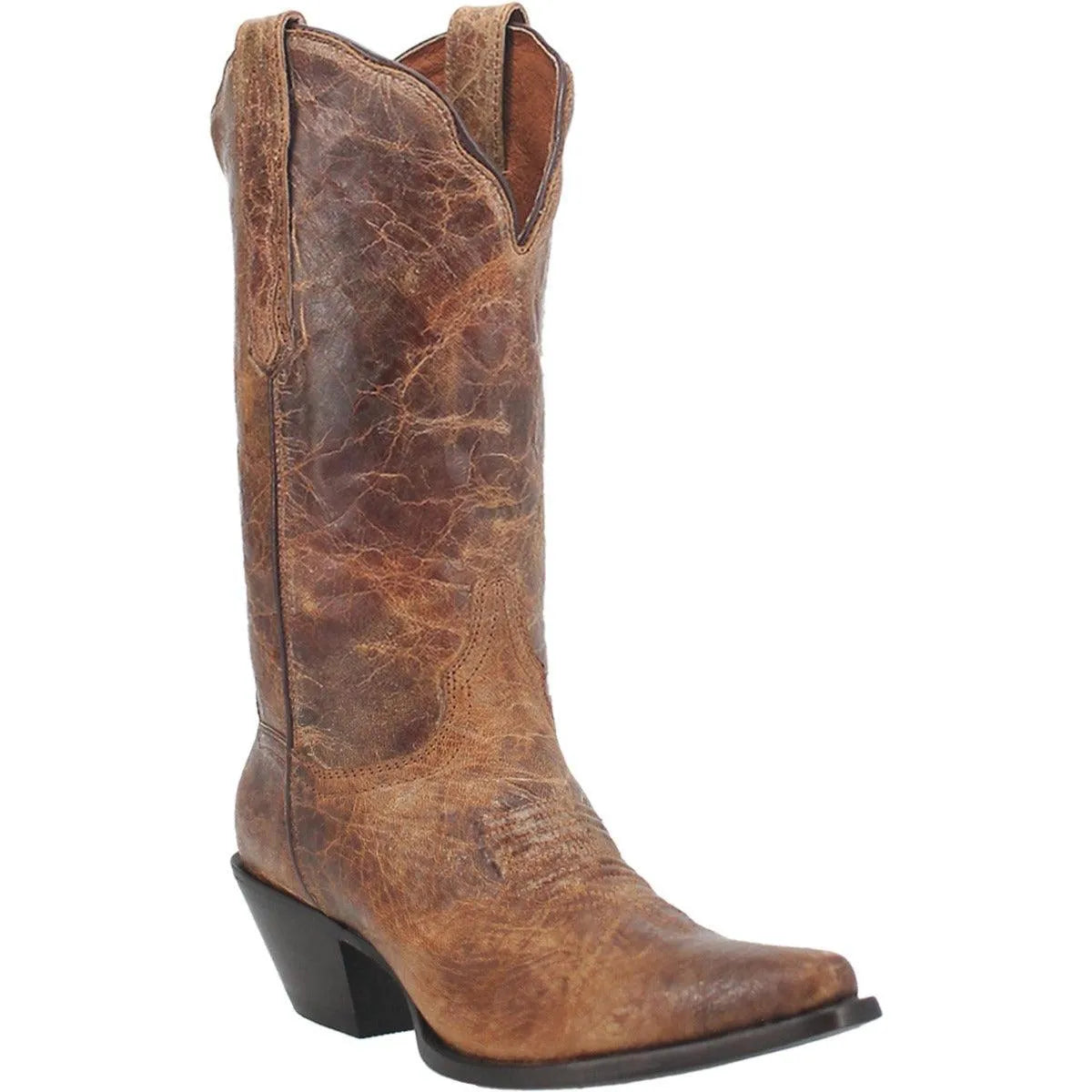 Dan Post Colleen- Womans Leather Cowgirl Boots Tan Regular