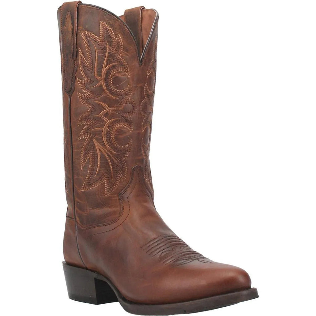 Dan Post Cottonwood- Mens Leather Cowboy Boots Rust