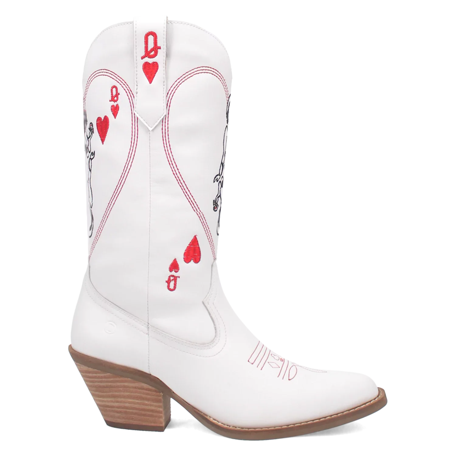 Dingo Queen A Hearts - Women's Leather Cowgirl Boots