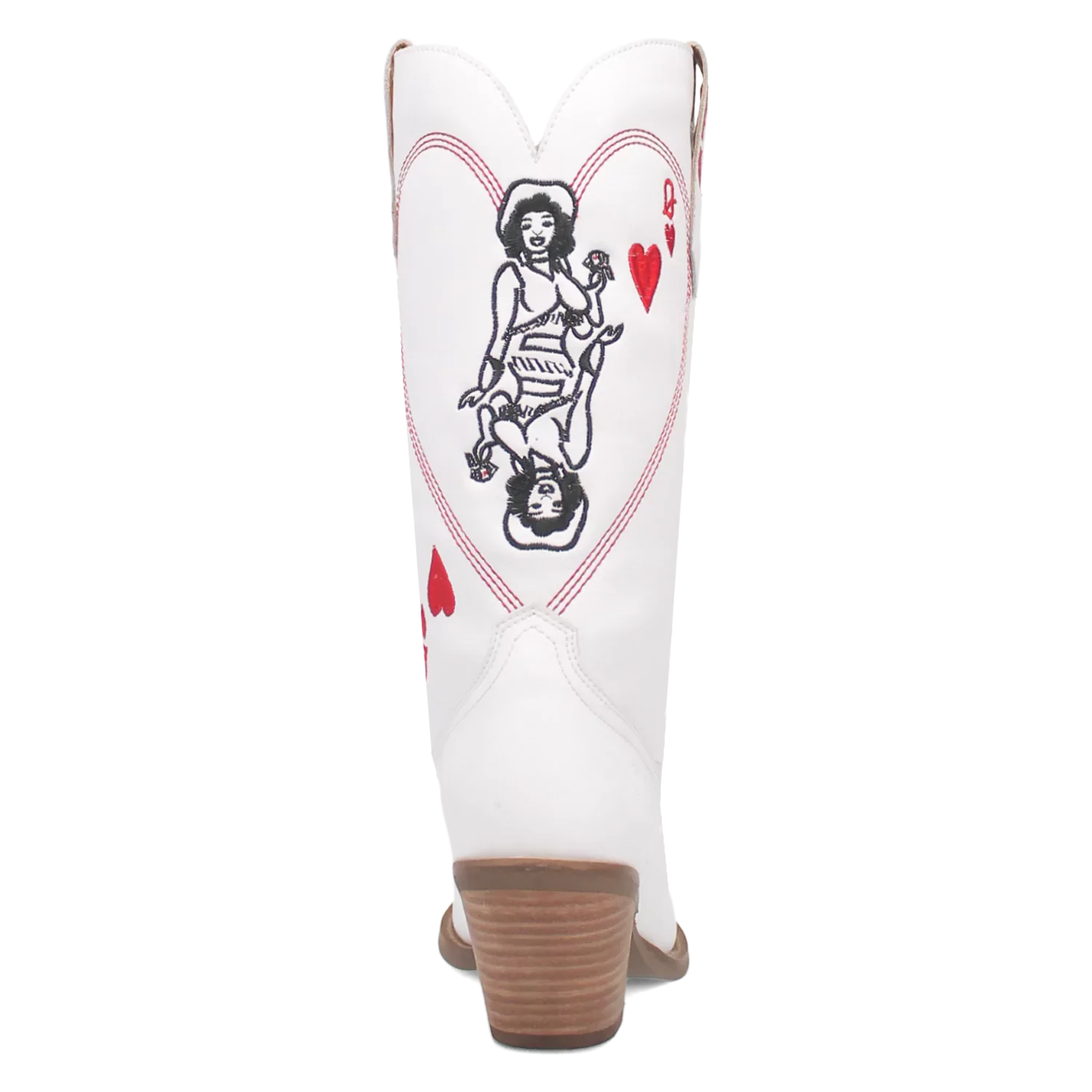 Dingo Queen A Hearts - Women's Leather Cowgirl Boots