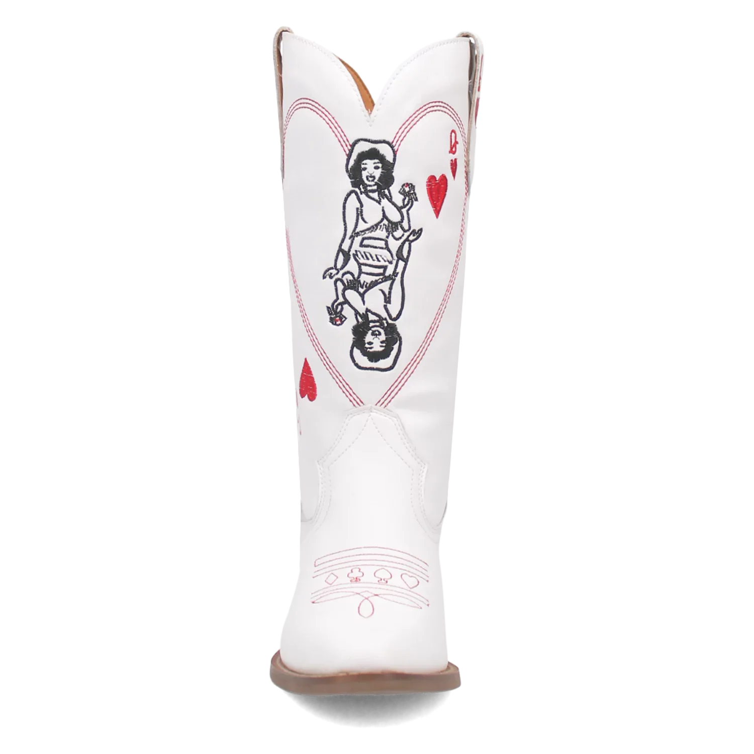 Dingo Queen A Hearts - Women's Leather Cowgirl Boots