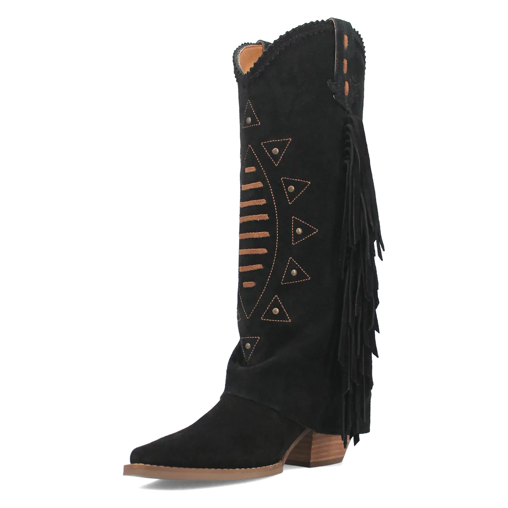 Dingo Spirit Trail - Women's Suede Leather Cowgirl Boots
