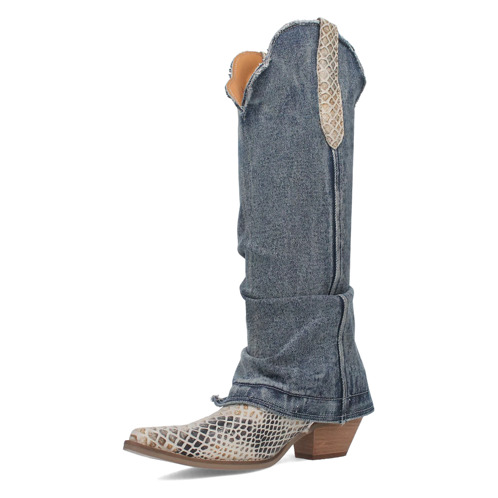 Dingo Shabby - Women's Denim Cowgirl Boots