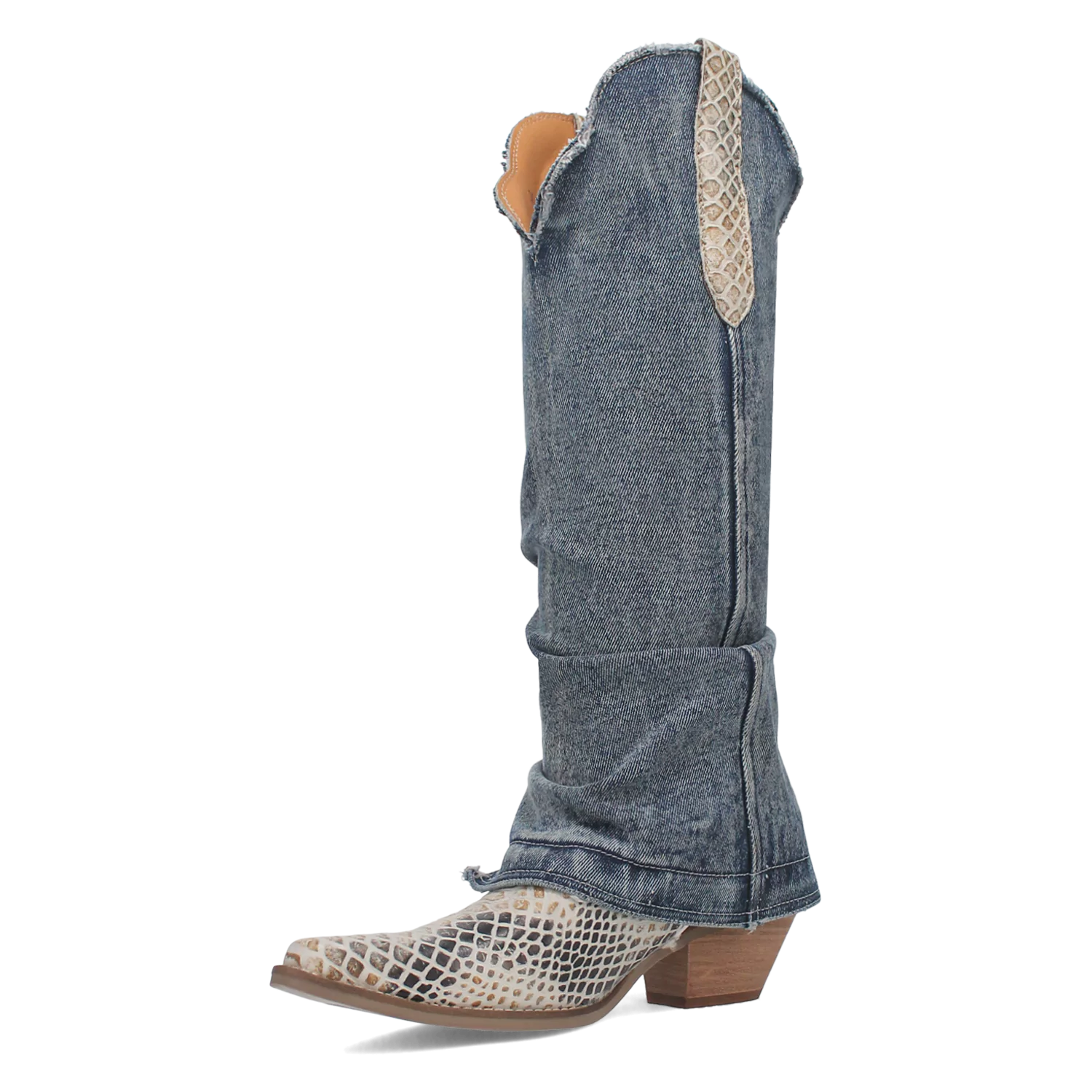 Dingo Shabby - Women's Denim Cowgirl Boots