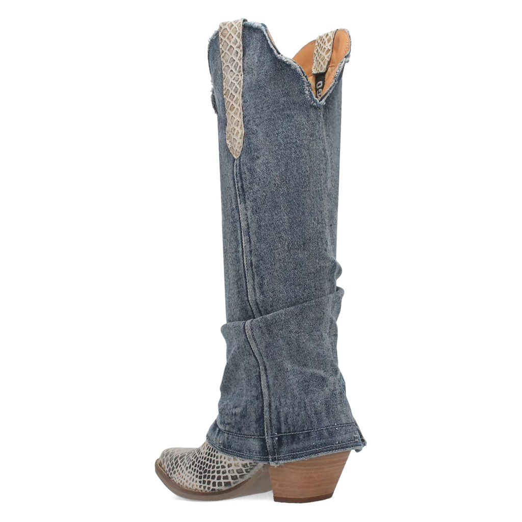Dingo Shabby - Women's Denim Cowgirl Boots