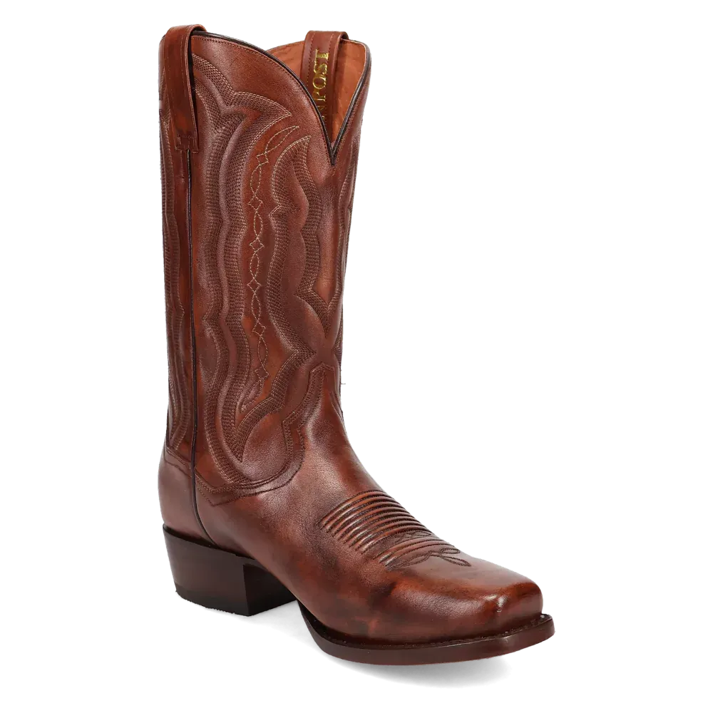 Dan Post Wade - Men's Leather Cowboy Boots Brown