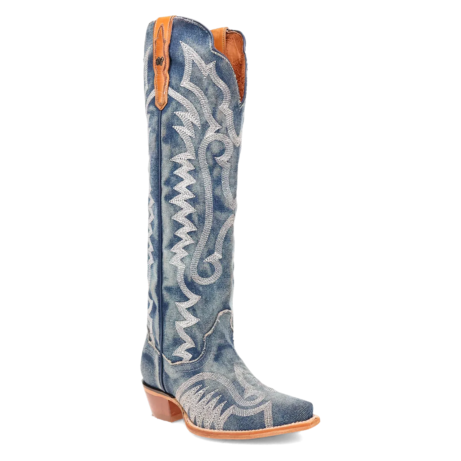 Dan Post Denim Darlin' - Women's Denim Cowboy Boots Denim Regular