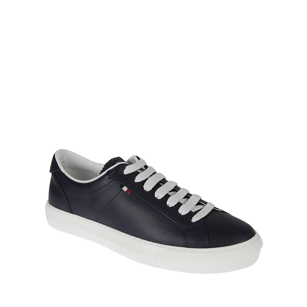 Moncler Monaco Leather Sneakers Men