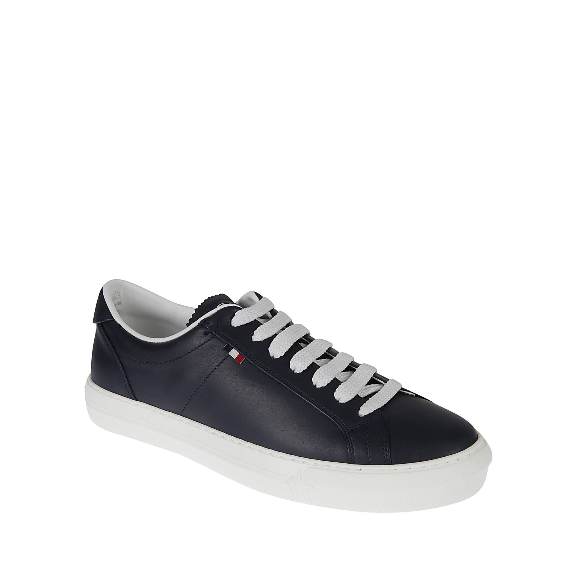 Moncler Monaco Leather Sneakers Men