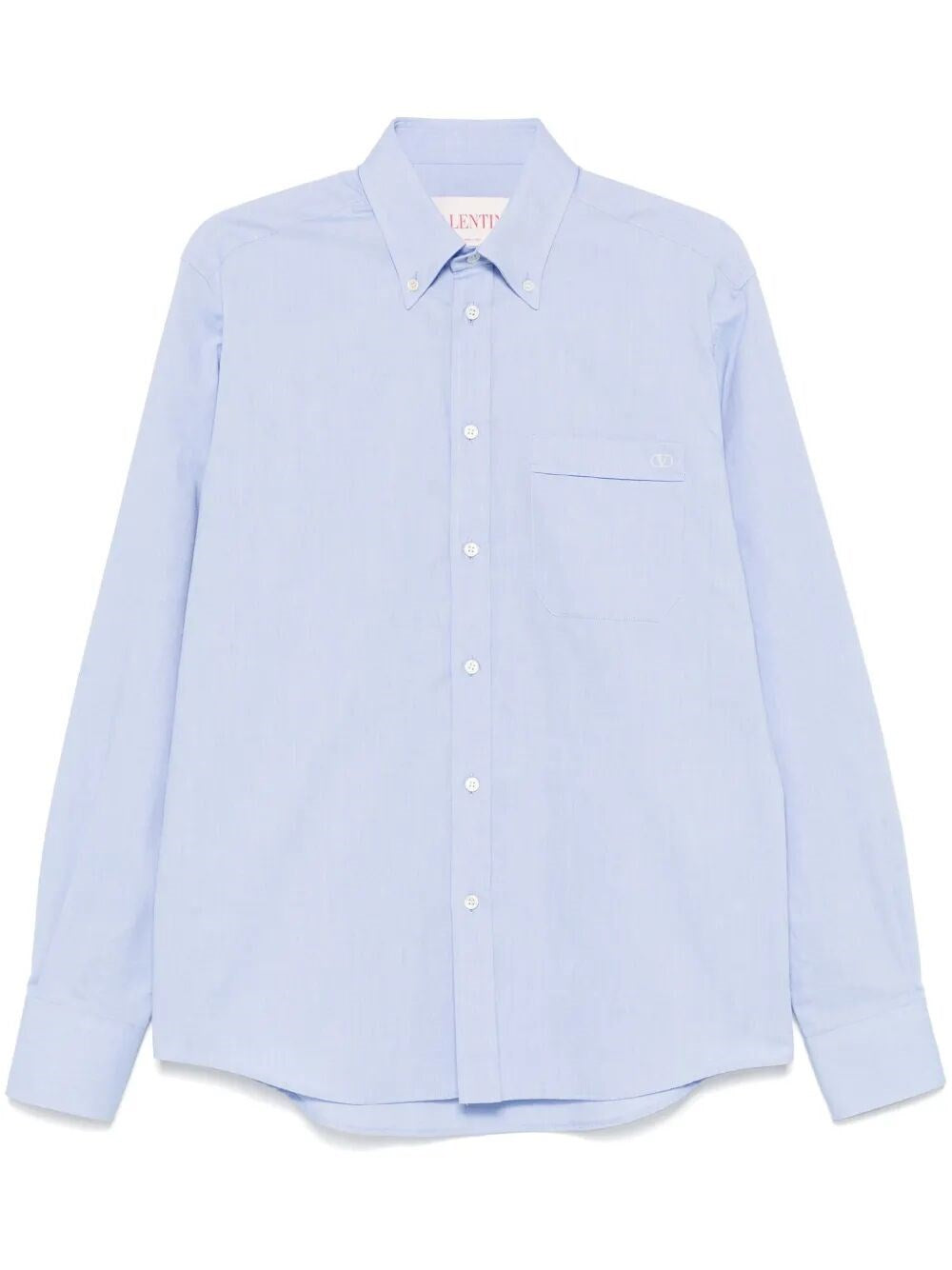 Valentino Garavani Men `Vlogo Signature` Long Sleeve Oxford Shirt