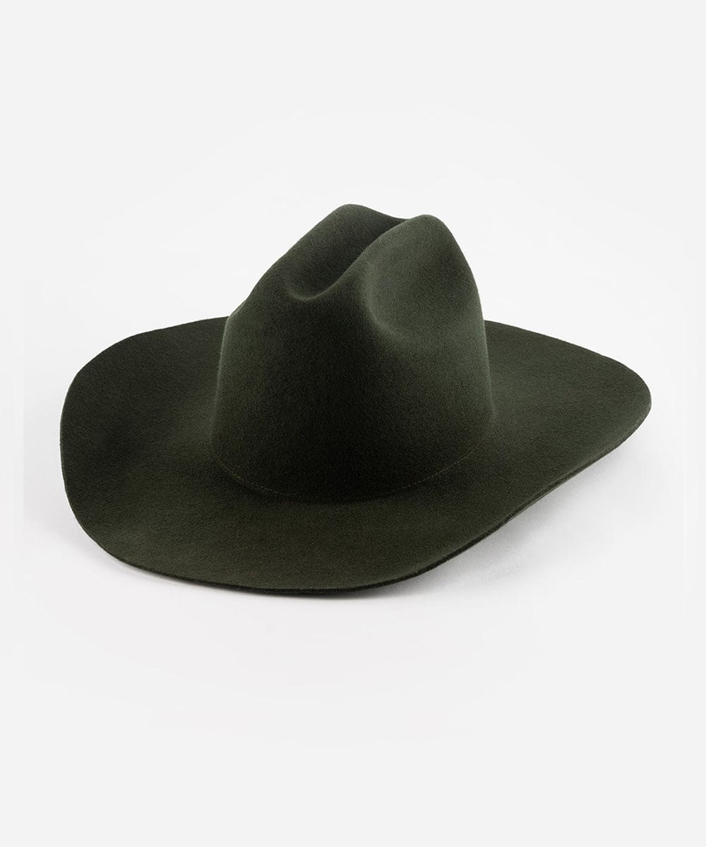 Teddy Cattleman Cowboy Hat Dark Green