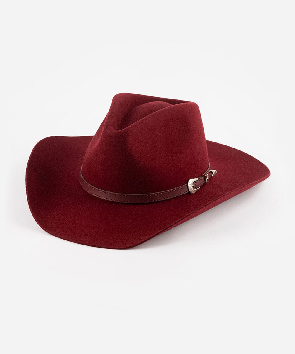 Dean Rancher Cowboy Hat Burgundy
