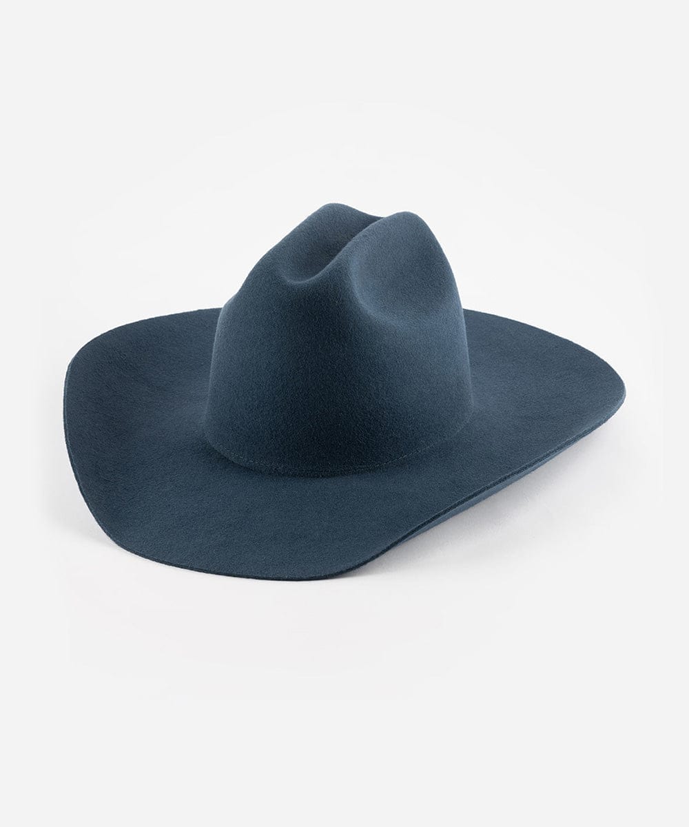 Teddy Cattleman Cowboy Hat Vintage Blue