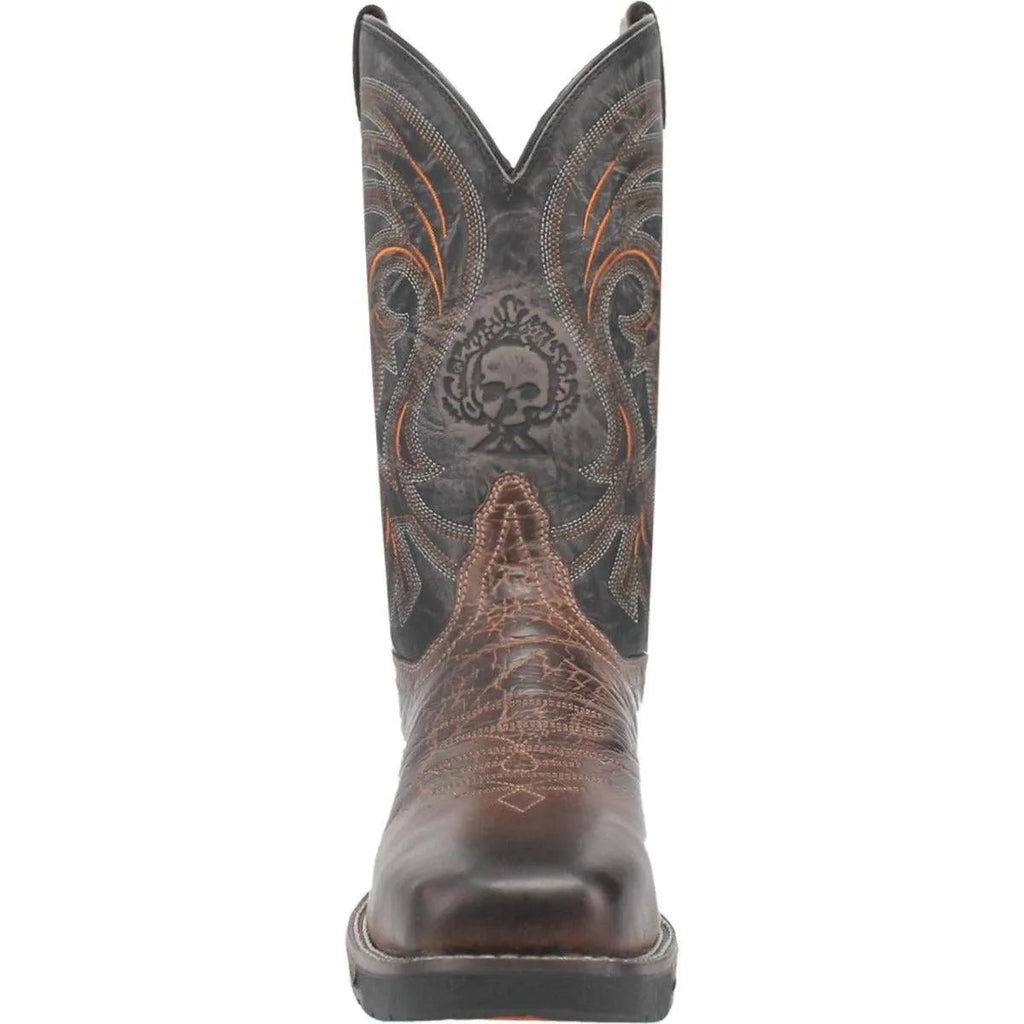 Laredo Hawke (Safety Toe) - Men's Leather Cowboy Work Boot (Closeout)