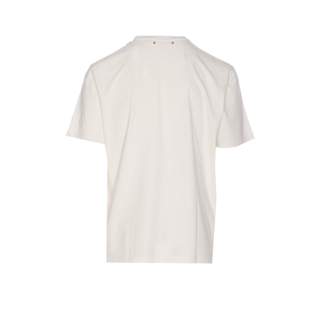Golden Goose Men Golden Club Print Logo T-Shirt