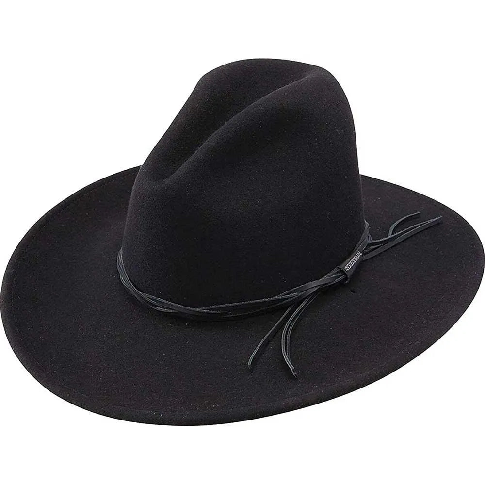 Stetson Gus - Crushable Soft Wool Felt Cowboy Hat Black