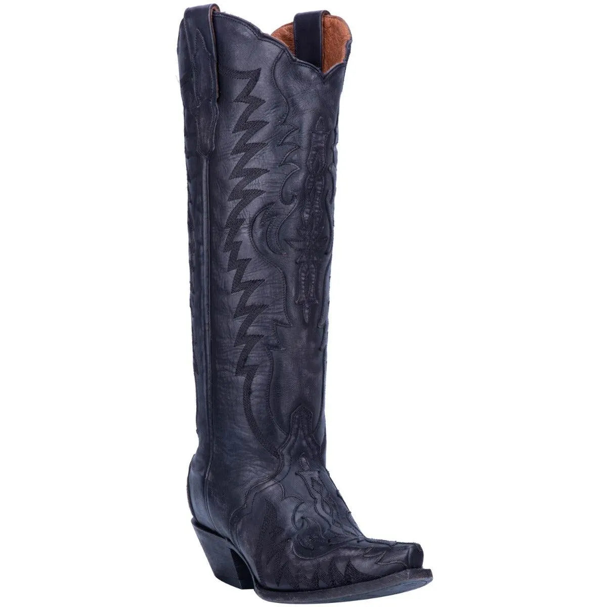 Dan Post Hallie - Womens Cowgirl Boots Black Regular