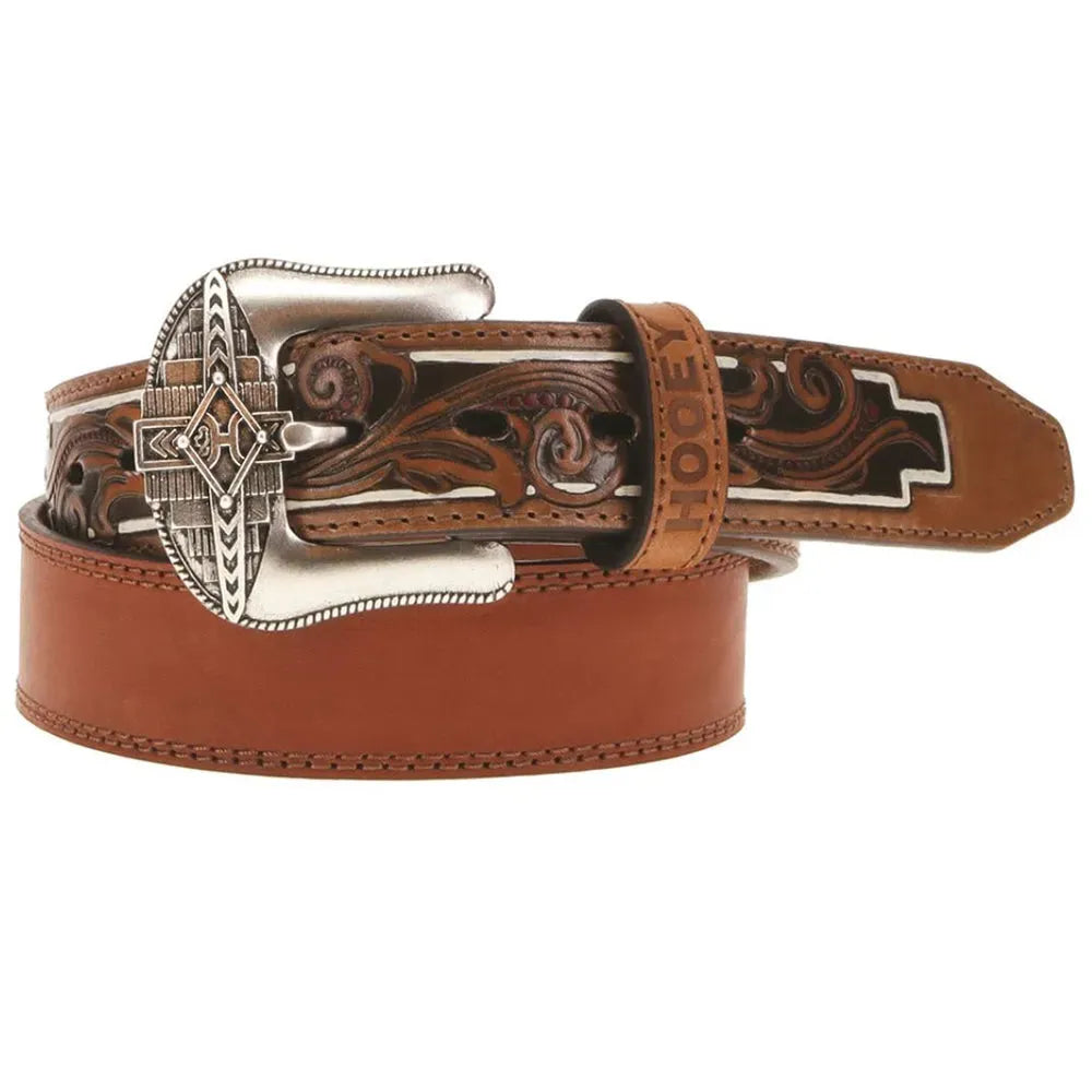 HOOey Maverick Classic - Men's Leather Belt Tan
