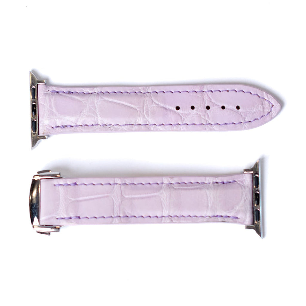 Apple Watch Band, Lavender Matte Alligator