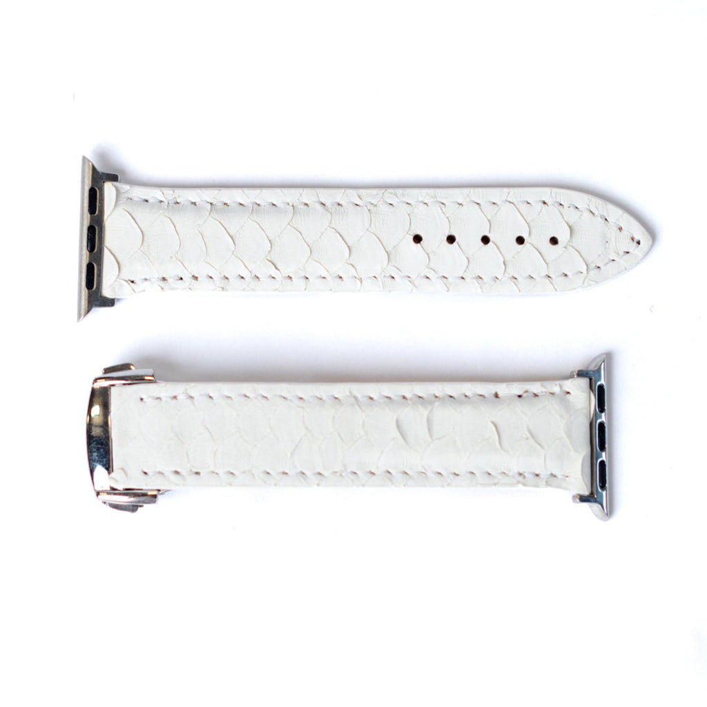 Apple Watch Band, White Python