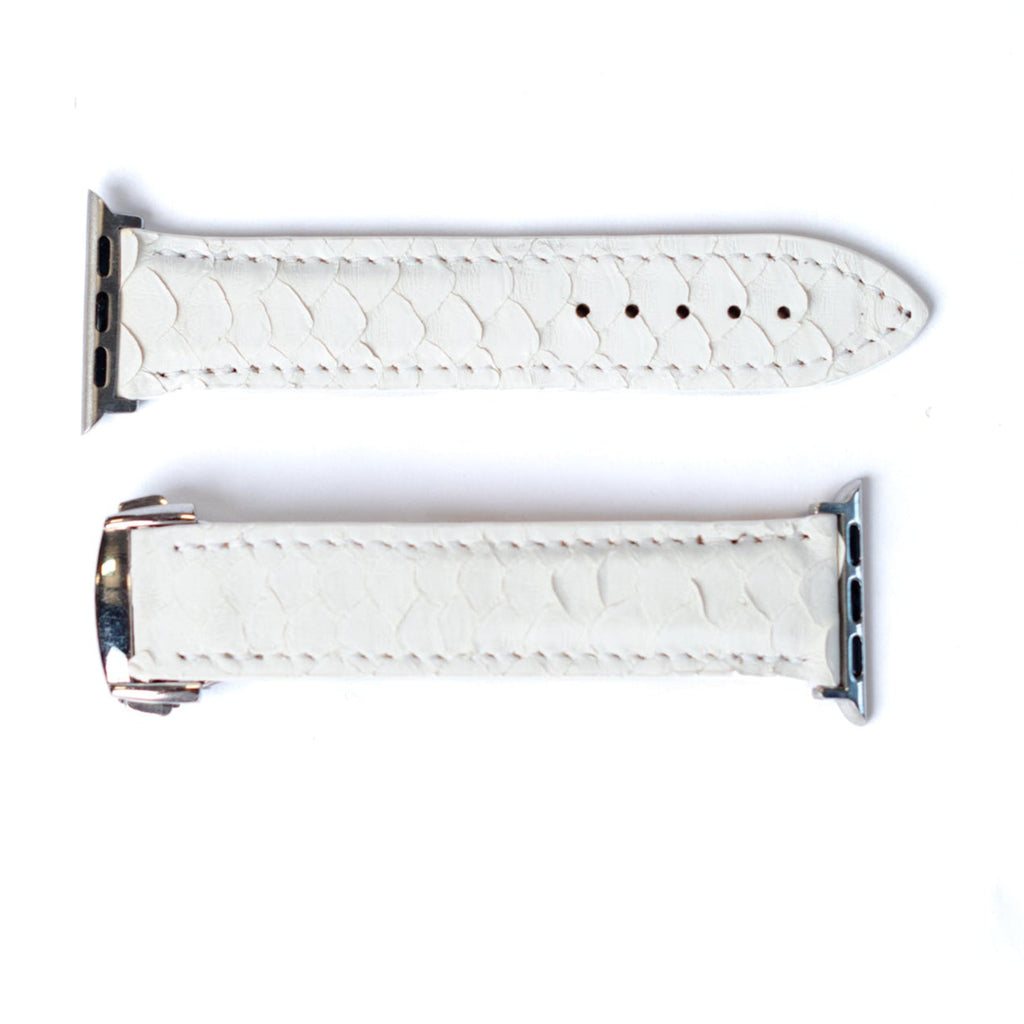 Apple Watch Band, White Python